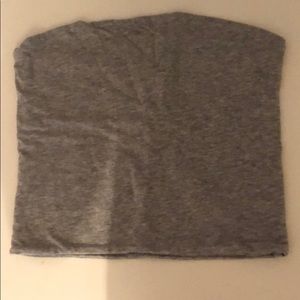 grey brandy melville tube top